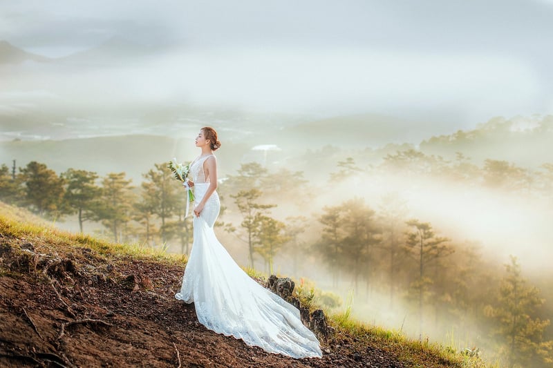Bohemian Vintage Gown
