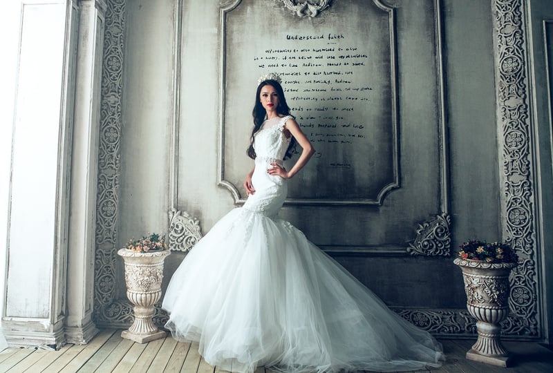 Tea-Length Vintage Gown
